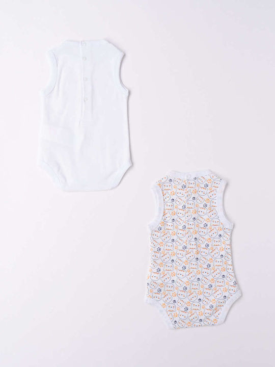 iDO Set of Baby Bodysuits White