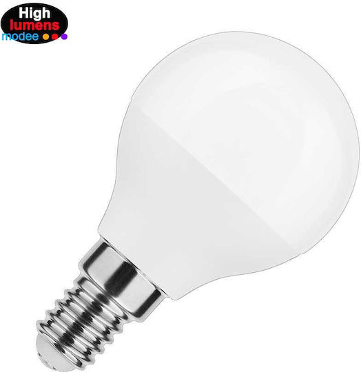 Modee Lighting Λάμπα LED 7W 92mm για Ντουί E14 και Σχήμα G45 Ψυχρό Λευκό 700lm