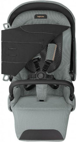 Inglesina Aptica XT Quattro Darwin Infant Recline Adjustable 3 in 1 Baby Stroller Suitable for Newborn Magnet Grey 12.6kg