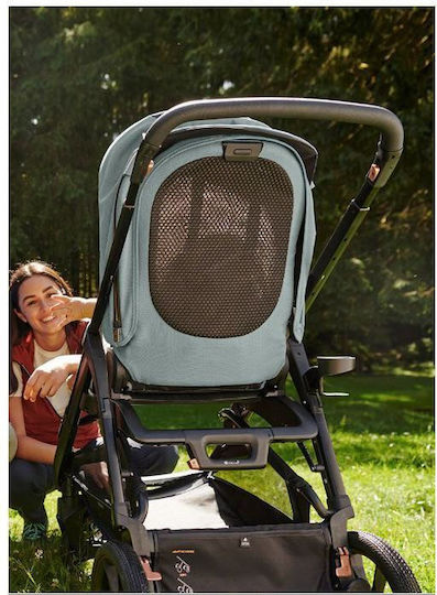 Inglesina Aptica XT Quattro Darwin Infant Recline Adjustable 3 in 1 Baby Stroller Suitable for Newborn Magnet Grey 12.6kg