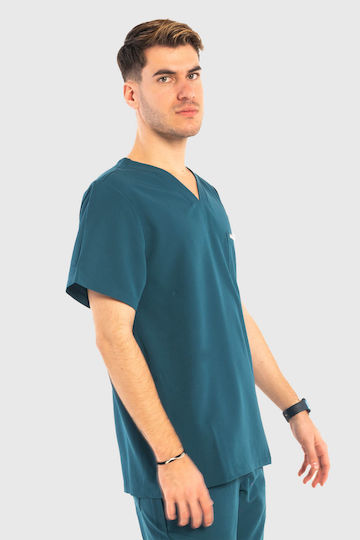 Dr. Scrub Мъжки Медицинска блуза Зелен