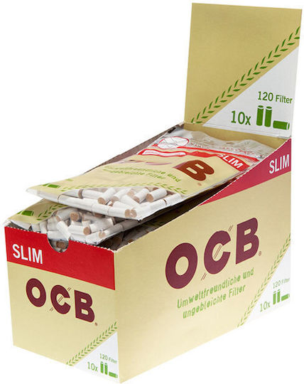 Ocb Vată pentru țigări Biodegradabile 6mm 120x1buc