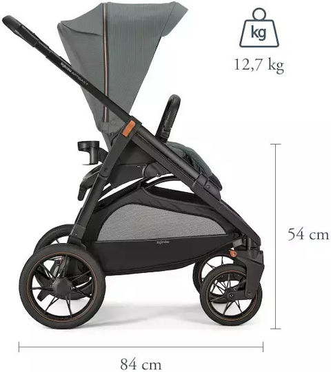 Inglesina Aptica XT Adjustable Baby Stroller Suitable for Newborn Taiga Green 12.7kg
