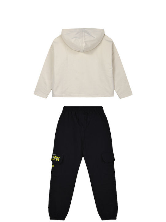 Energiers Kids Sweatpants Set black 2pcs Μπλούζα