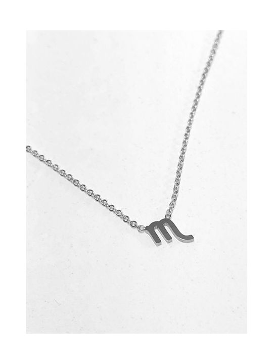 Necklace Zodiac Sign from Steel