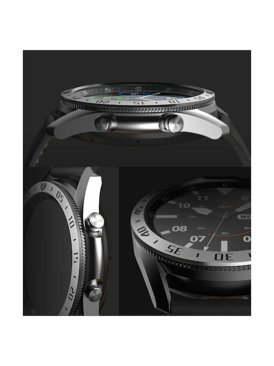 Ringke Bezel Styling Ασημί / Μαύρο για το Galaxy Watch 3 45mm