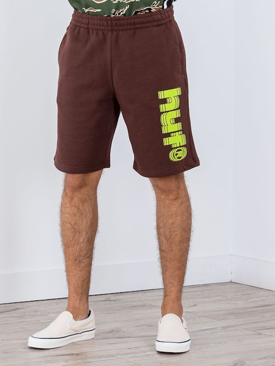 Shake Fleece Αθλητική Ανδρική Βερμούδα Deep Mahogany