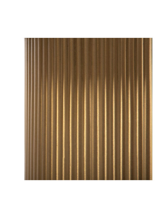 Rundes Zentral Kaffeetisch Clad Metall Gold & Schwarz M110xL110xH38cm