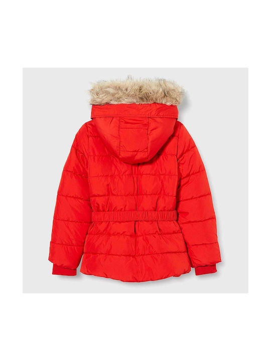 Garcia Jeans Kids Quilted Jacket Coral