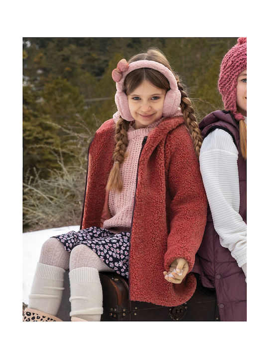 Energiers Kinderjacke Lang mit Futter & Kapuze tile