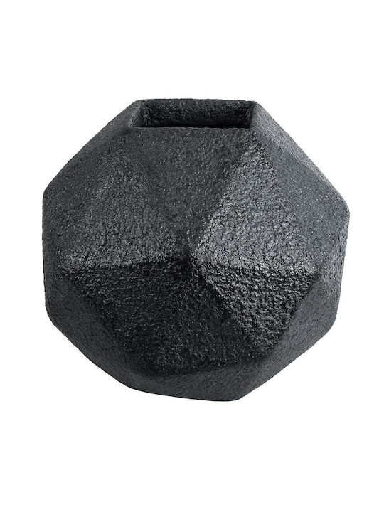 GloboStar Planter Polyester Black with Stand 30x30x30cm.