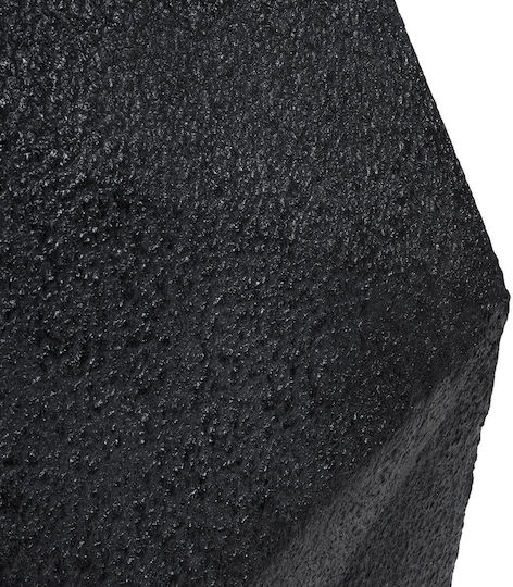GloboStar Artificial Garden Camden Planter Polyester Black with Stand 49x49x44cm.