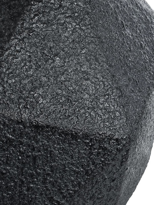GloboStar Planter Polyester Black with Stand 38x38x38cm.
