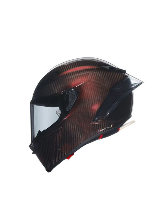 AGV Pista GP RR Mono Red Carbon Motorcycle Helmet Full Face ECE 22.06 1450gr with Pinlock