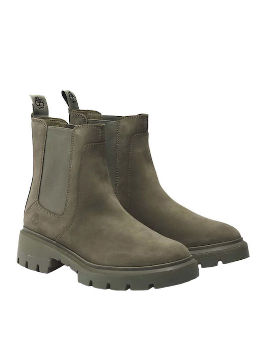 Timberland Valley Leather Women's Chelsea Boots Khaki