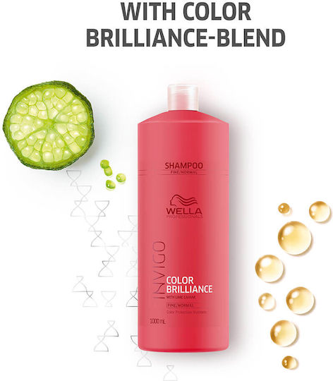 Wella Invigo Color Brilliance Σαμπουάν Αναδόμησης/Θρέψης & Διατήρησης Χρώματος για Βαμμένα Μαλλιά 1000ml