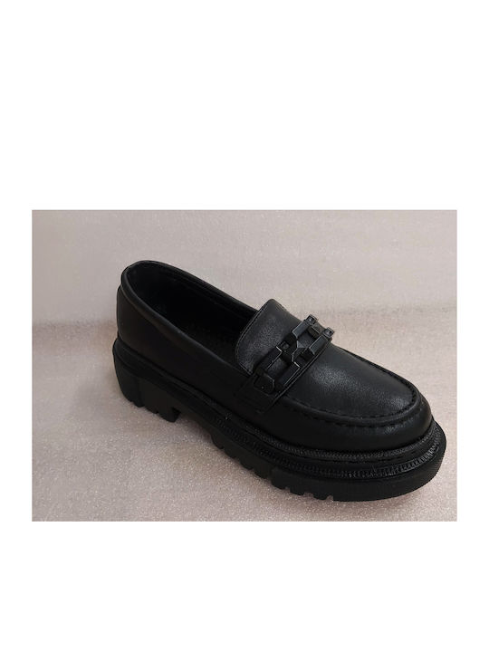 Cosi Shoes Γυναικεία Loafers σε Μαύρο Χρώμα