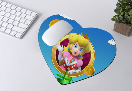 Koupakoupa Princess Peach Toadstool Mouse Pad (230mm) Πορτοκαλί KP_21220_MOUSEPAD-HEART