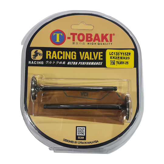 Tobaki Motorcycle Exhaust Valve Yamaha Crypton-X 135