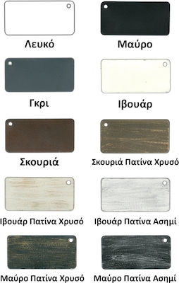 Set de unelte pentru șemineu cu găleată Negru