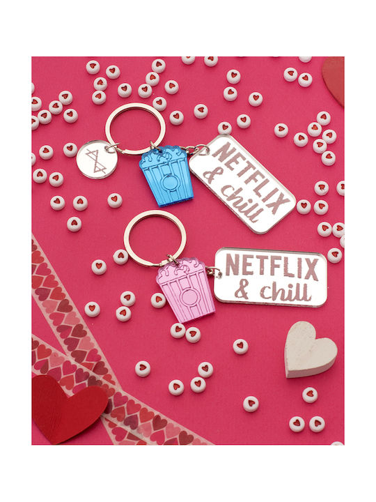LifeLikes Μπρελόκ Netflix & Chill Ροζ