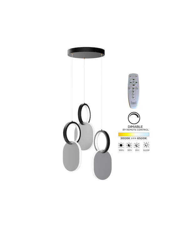 Alphab2b Pendant Lamp Silver