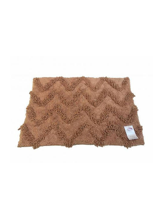 Linea Home Badematte Baumwolle Rechteckig LH2044023-1 Cinnamon 60x90cm