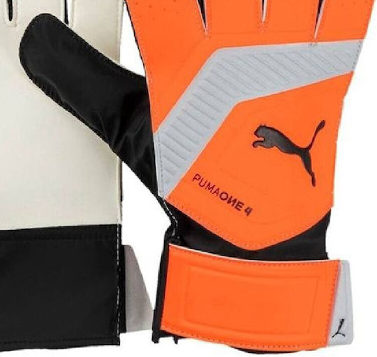 PUMA One Grip 4 Adults Goalkeeper Gloves Orange