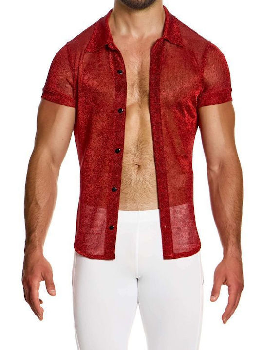 Modus Vivendi Men's Shirt Long Sleeve Red