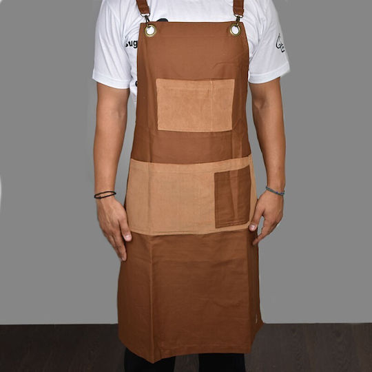 Tips Apron Full Body Brown