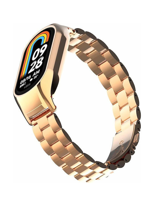 Revomag Stainless Steel Strap Rose Gold (Xiaomi Smart Band 8)
