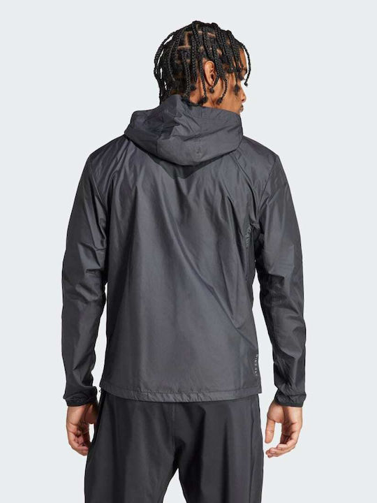 Own the Run Athletic Jacket Windproof Black