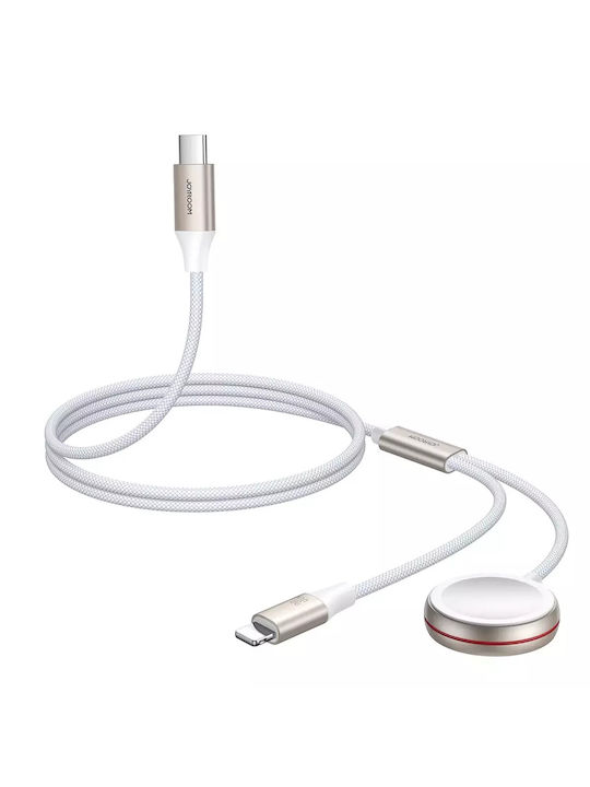 Joyroom Wearable Charger Apple Watch Whiteς