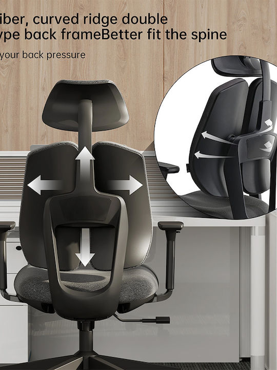 Eureka Ergonomic Office Chair With Grey Arms