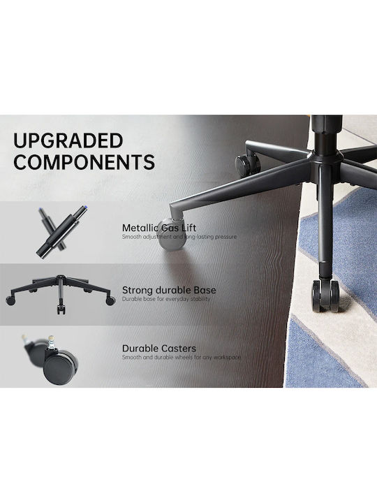 Eureka Ergonomic Office Chair With Grey Arms