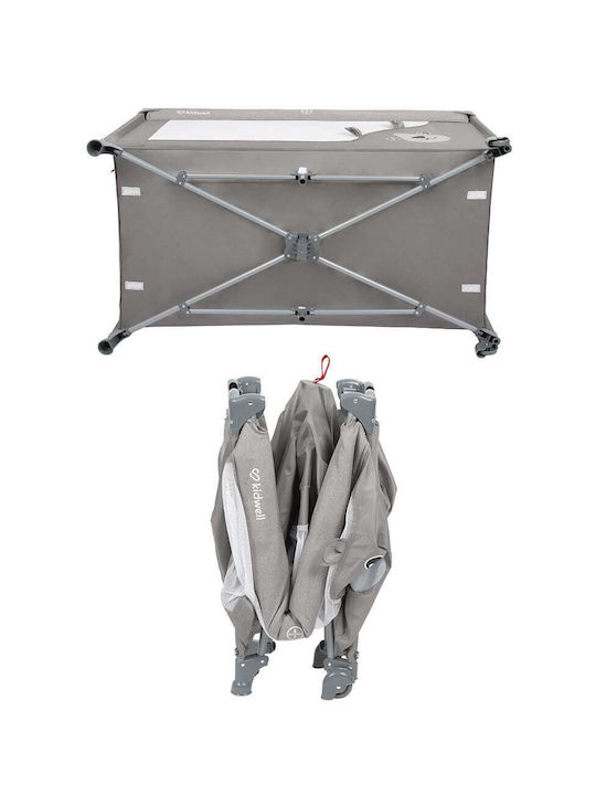 Kidwell Laufstall 2 Ebenen mit Matratze Gray 125x69cm
