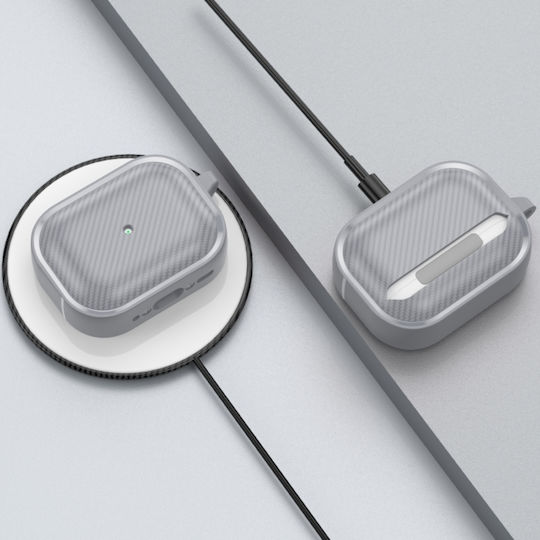 Sonique Carbon Brushed Калъф с кука в Меден цвят за Apple AirPods Pro 2
