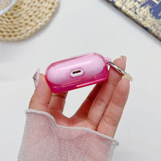 Sonique Silver Foil Husă cu cârlig în culoarea Roz pentru Apple AirPods 3