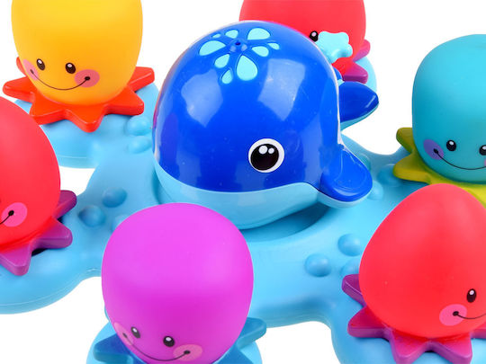 Jokomisiada Whale And Octopus Играчка за баня
