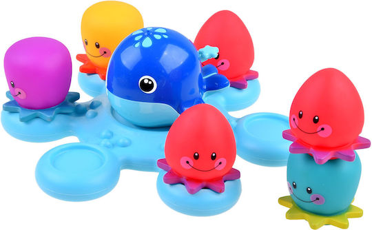 Jokomisiada Whale And Octopus Играчка за баня