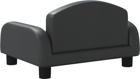 Детски Диван Черен 50x40x30бр