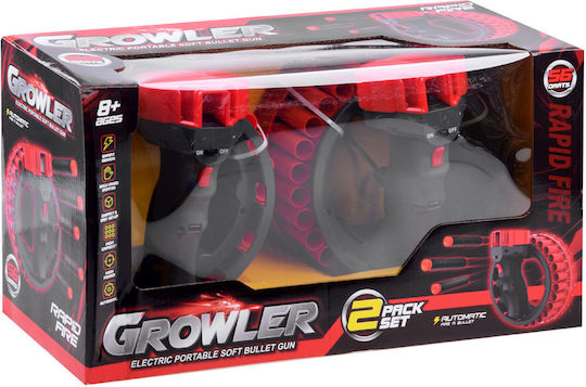 Jokomisiada Growler Gun Set Waffen mit Schaumstoffpfeilen