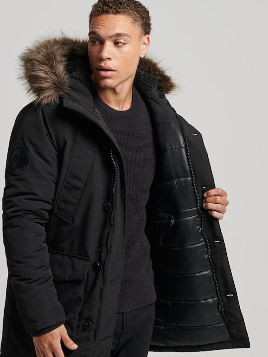 Everest Winter Jacket Parka Black