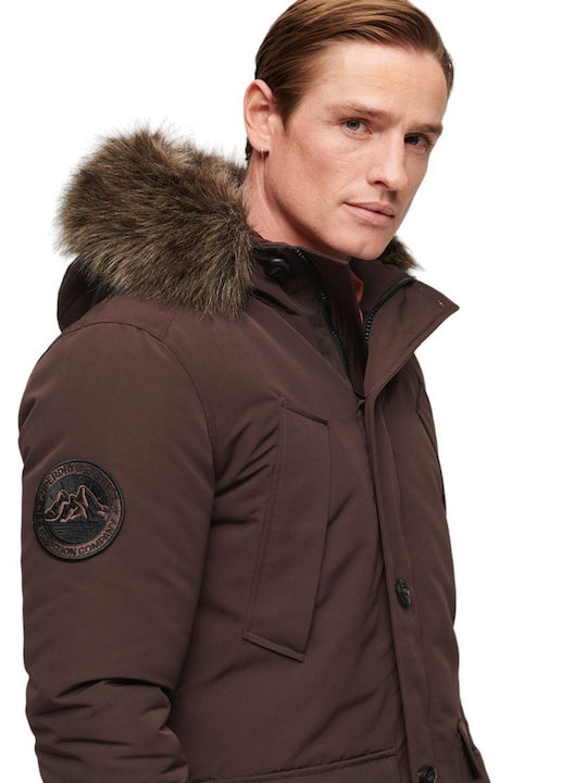 Everest Winter Jacket Parka Brown