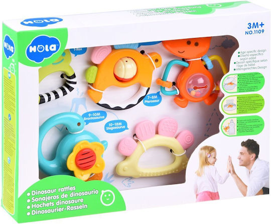 Hola Toys Σετ Κουδουνίστρες για 3+ Μηνών