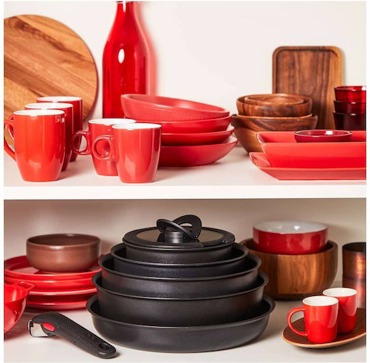 Tefal Ingenio Unlimited Σετ Τηγάνια από Αλουμίνιο Black με Αντικολλητική Επίστρωση 2τμχ