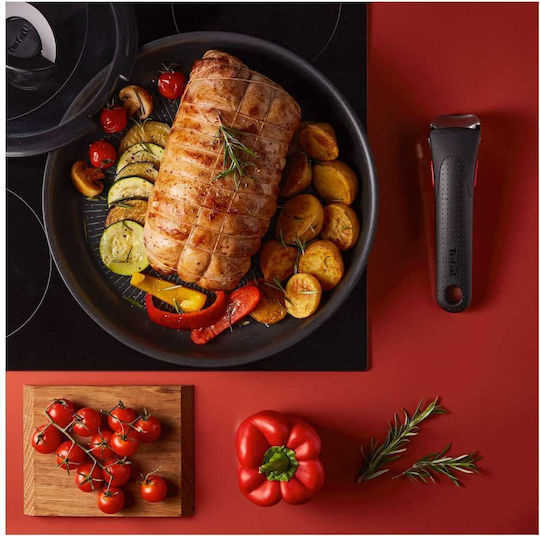 Tefal Ingenio Unlimited Pfannen-Set aus Aluminium Schwarz mit Antihaftbeschichtung 2 Stück
