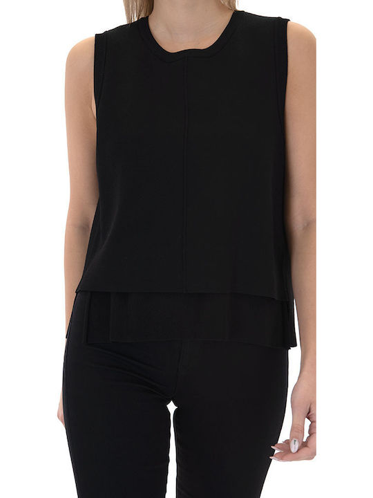 Women's Blouse Sleeveless Black