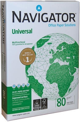 Navigator Universal Druckpapier A4 80gr/m² 10x500 Blätter Weiß