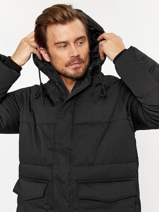 Brad Χειμωνιάτικο Μπουφάν Puffer Black